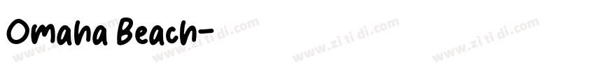 Omaha Beach字体转换
